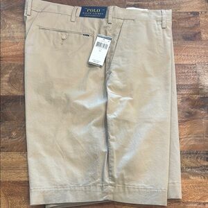 Polo Ralph Lauren Tan Flat Front Men’s Shorts